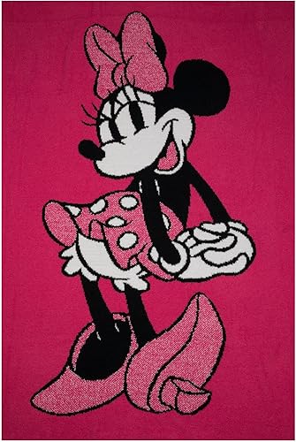 Jay Franco Minnie Mouse Pretty in Pink Throw Blanket
