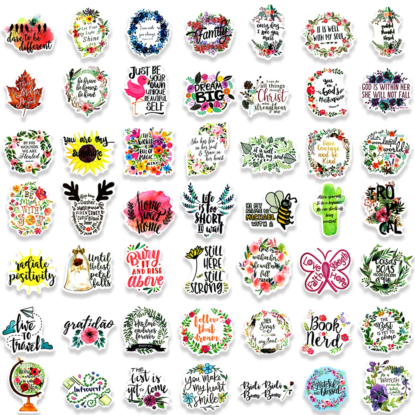 Buy 200pcs Inspirational Stickers for Laptop, Motivational Quotes