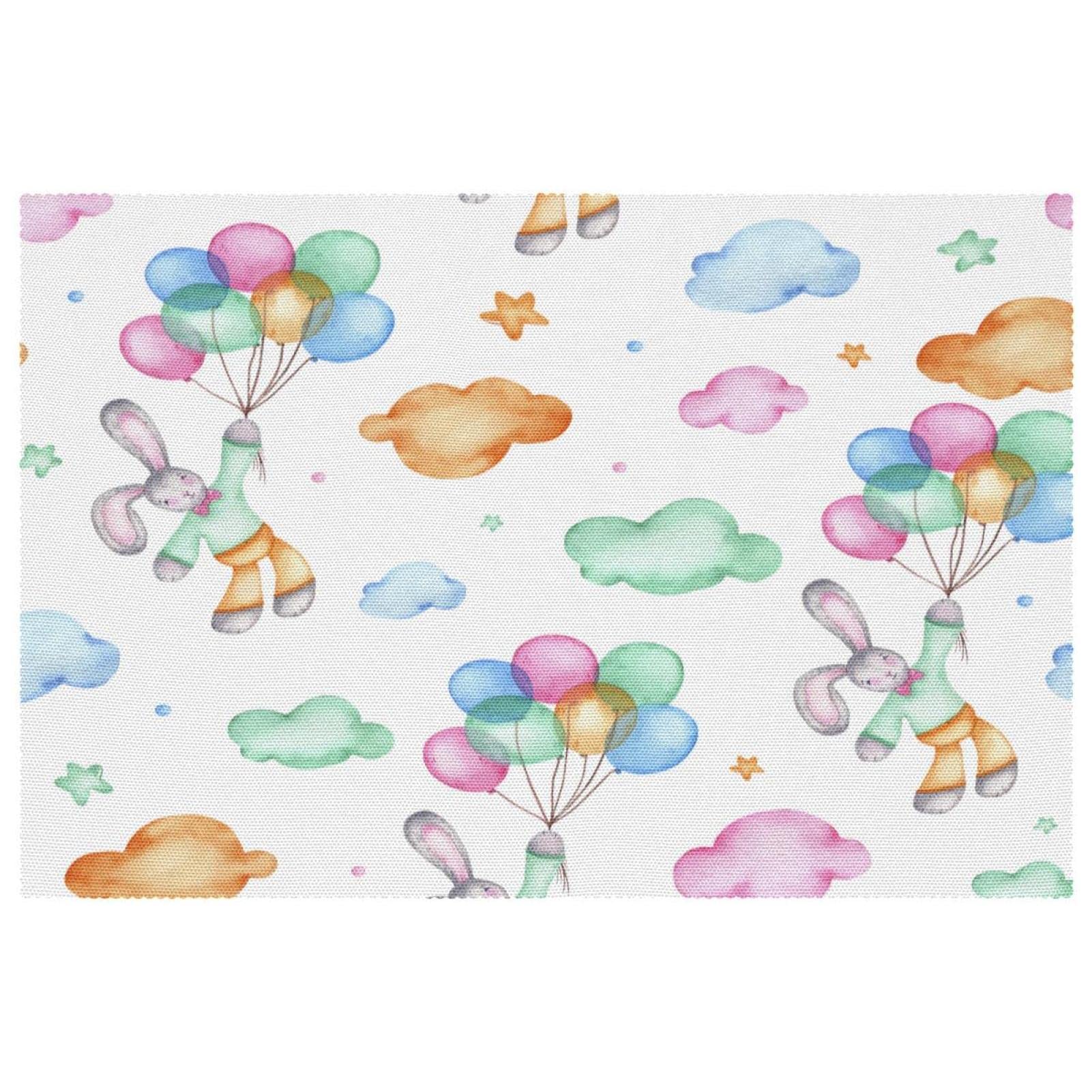 Sets de table lapin antidérapants pour protéger la table des taches
