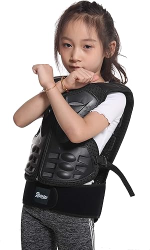 Miniatura 5 de Protector de cuerpo completo para niños, para jóvenes, chaleco de motocicleta para montar en motocicleta, protectores de codo y rodilla, protector