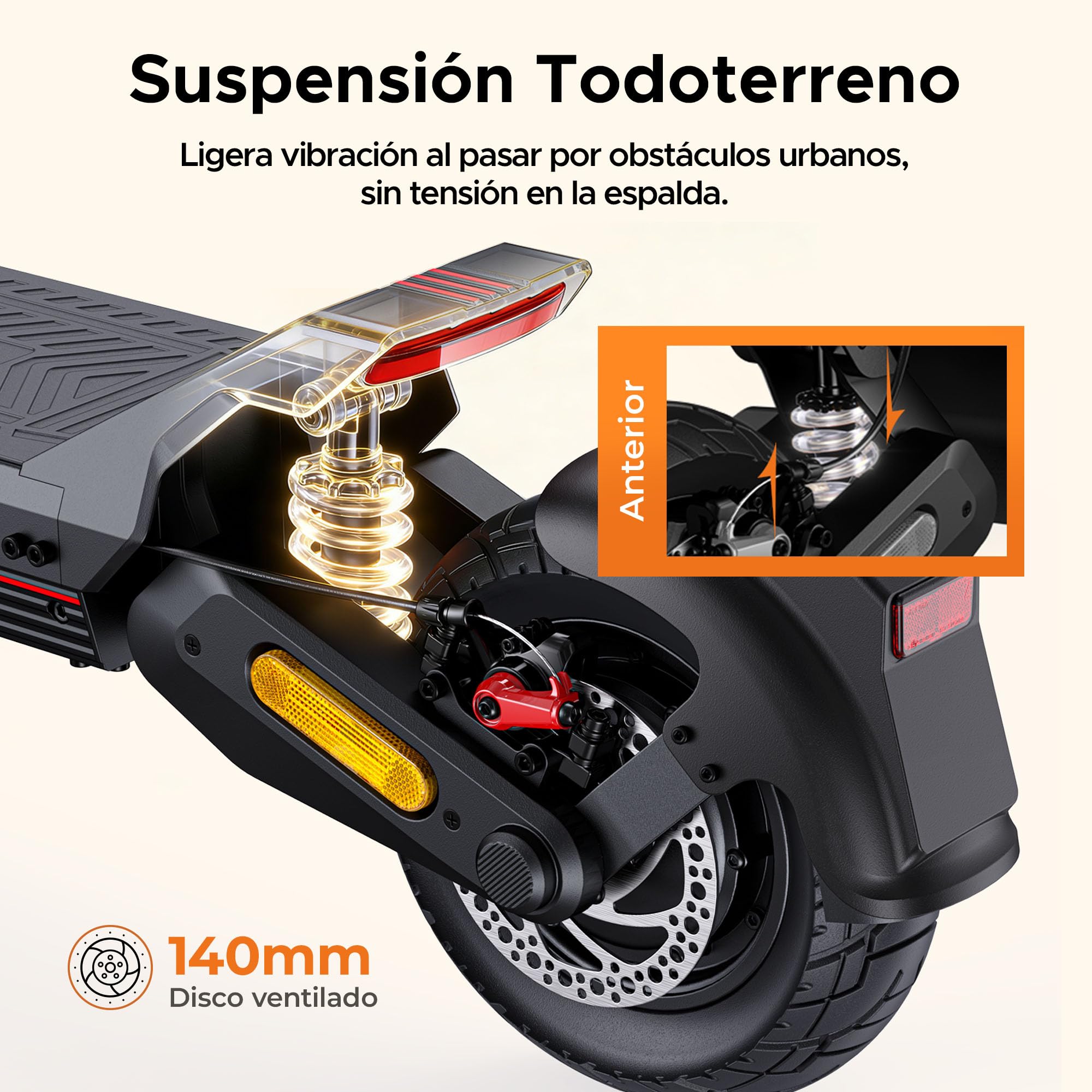 ENGWE Y700 1200W Patinete Eléctrico, Equipado con Bluetooth y Control Mediante Aplicación, Desbloqueo NFC, Batería de 48V y 18.2Ah con una Autonomía de hasta 81KM, Doble Suspensión y Doble Fre y LCD