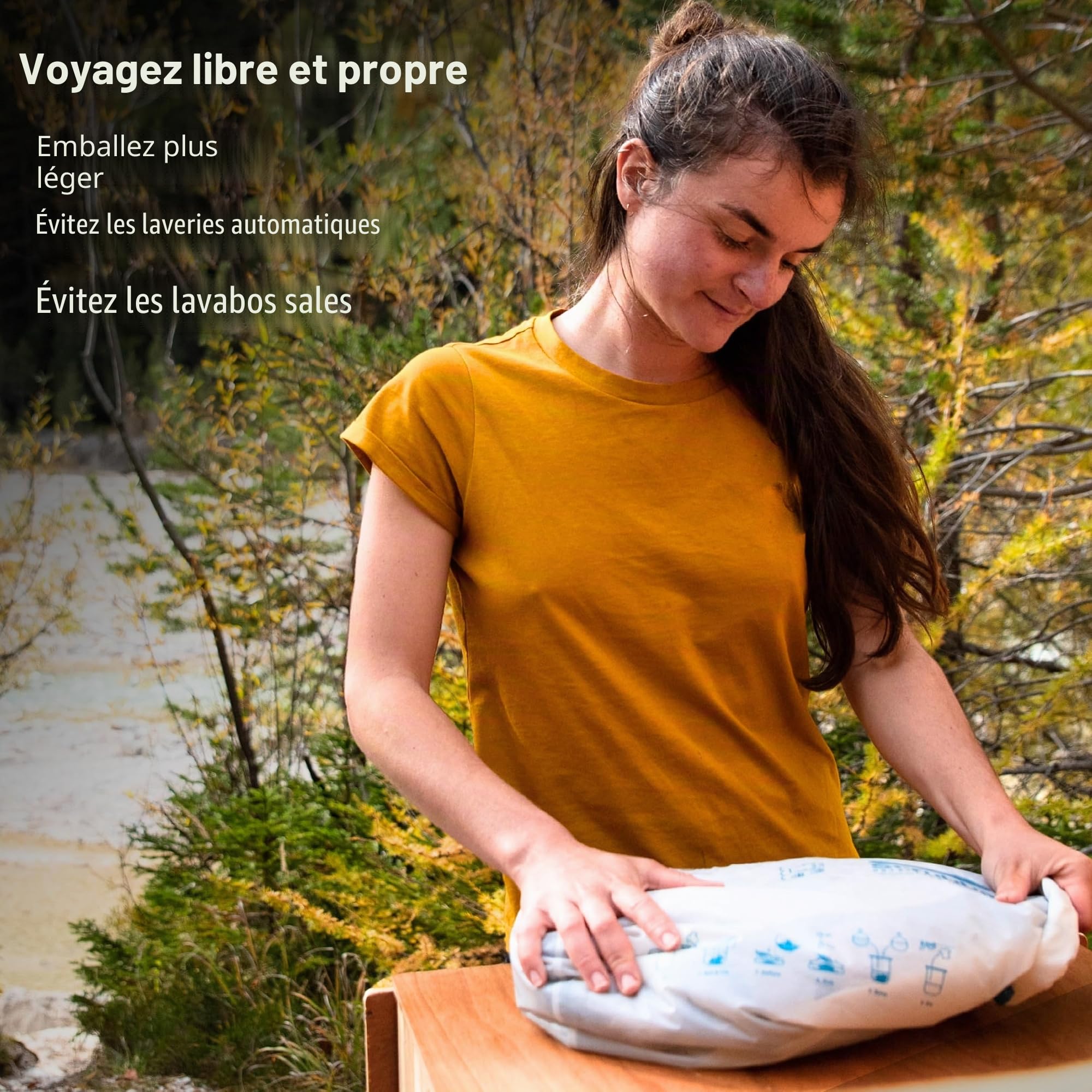 Scrubba UNTOUCHED Sac de Lavage – Machine à laver portable écologique – Légère & manuelle – Idéal pour voyages, camping & vêtements bébé – Utiliser avec lessive ou savon – 150g