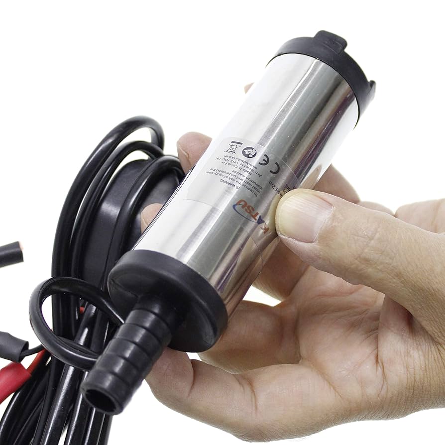 Fuel Transfer Pump, Water Pump 12v, Stainless Steel Submersible Water