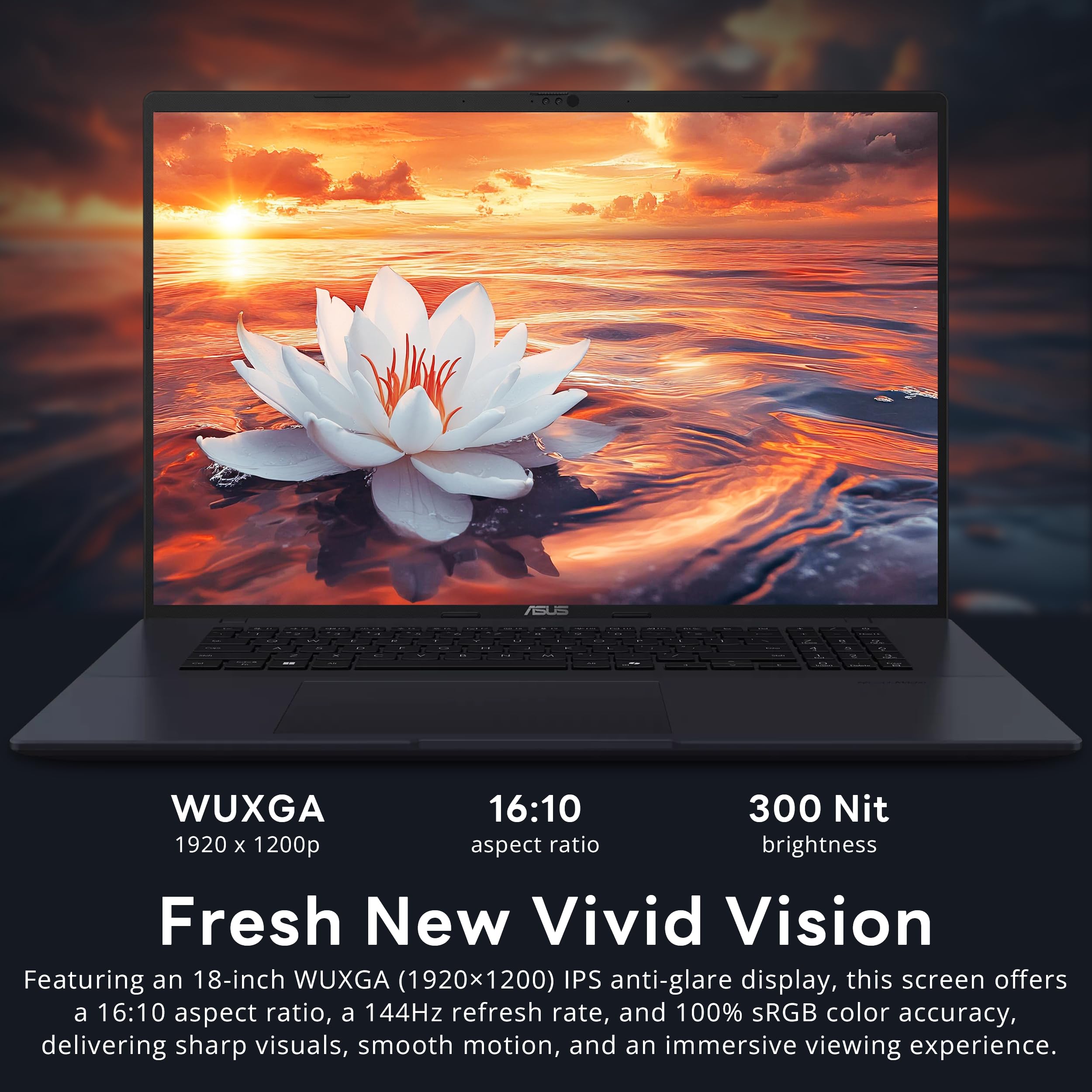 【ASUS】Vivobookビスポークブラック☘️Ryzen7☘️NVMe512 Amazon.com: ASUS Vivobook 18 WUXGA 18