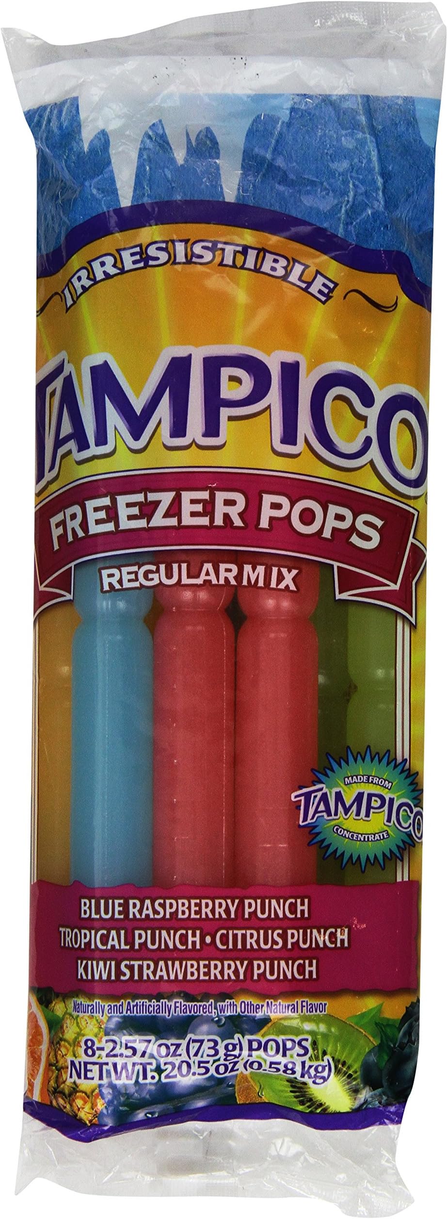 TampicoFreezer Pops, 8 Count (Pack of 24)
