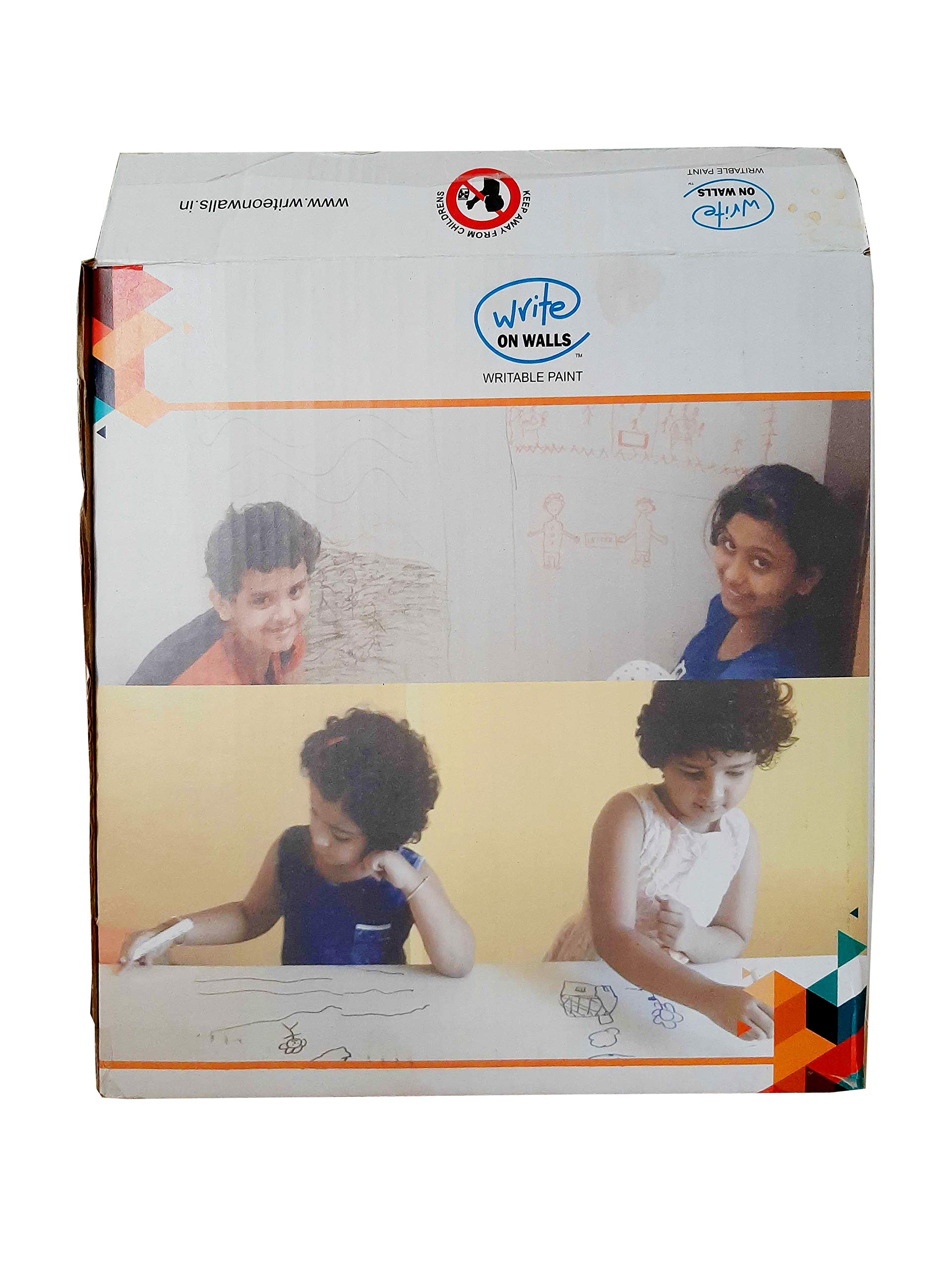 Writeonwalls - Writable Paint or whiteboard Paint to Convert Walls to writable/erasable Board(40 sqft DIY Kit)-image-49