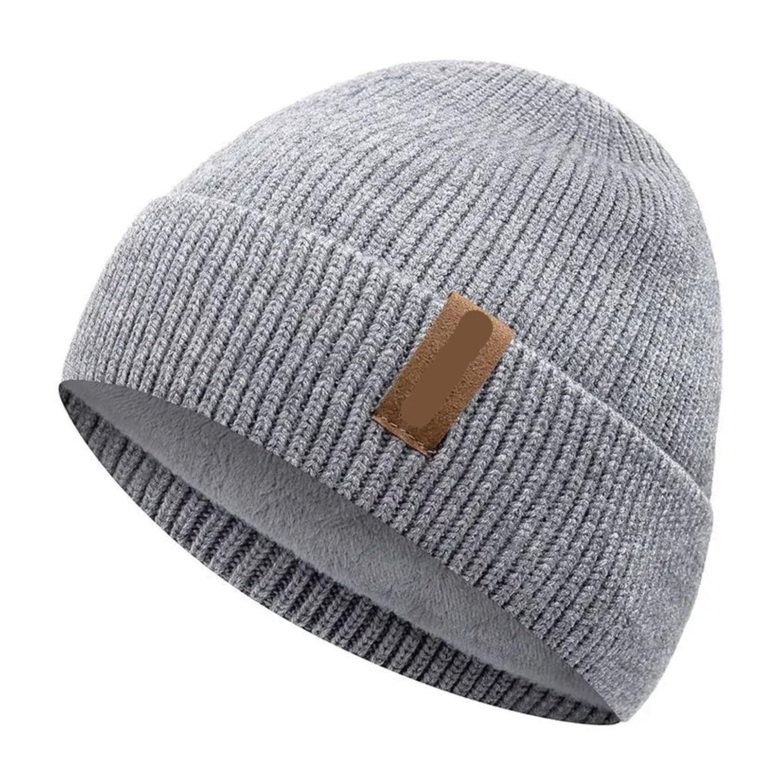 Bonnet élégant tricoté pour les promenades sous la neige