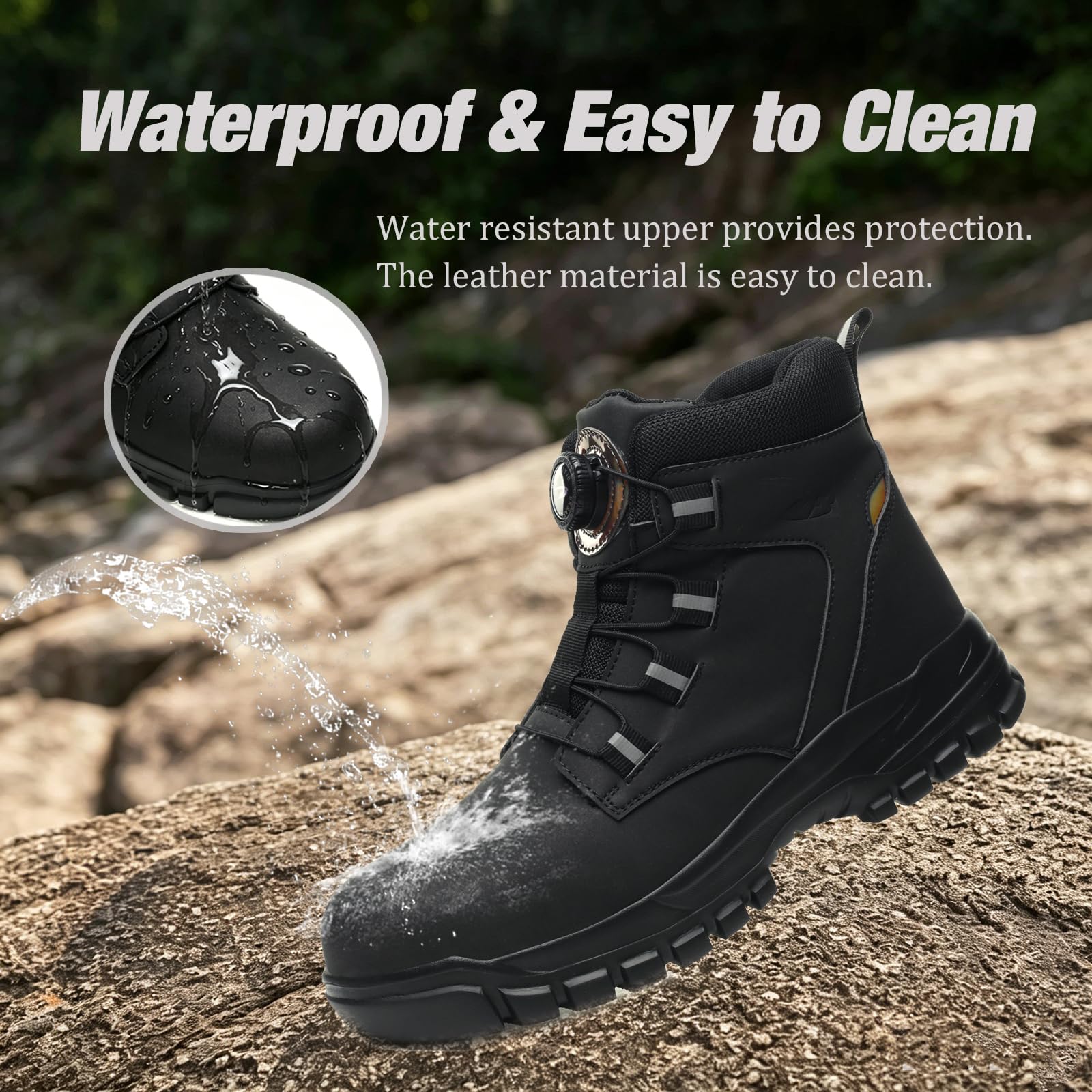 Chaussures de Sécurité Hommes Basket de Securite Femme légère Embout en Acier Confort sans Lacet imperméable EU 37-48