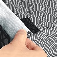 Vista 5 de Pet Prime Funda para jaula de perro para jaulas de alambre de 24 pulgadas para interiores de poliéster transpirable para mascotas, lavable a máquina