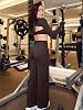 Leggings de entrenamiento para mujer YEOREO, de pierna recta, para gimnasio y yoga 5