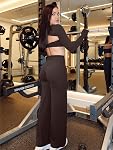 YEOREO Ease Leggings d'entraînement Femmes Pas de couture avant Legging droit 29"/ 31.5"/ 33"/ 35" Pantalon de yoga Eddiy à haute taille