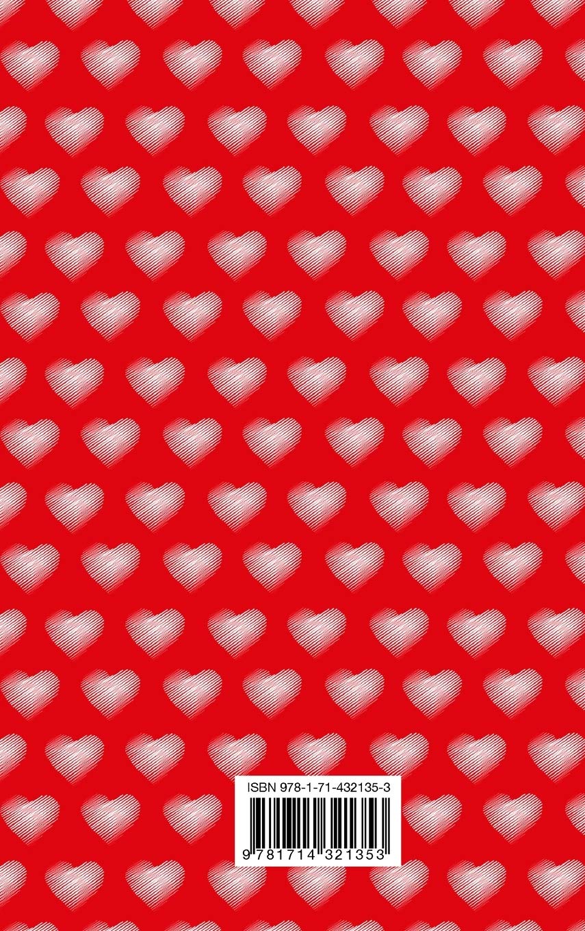 Chuffed Lifestyle Journal, Write-in Notebook, Dotted Lines, Wide Ruled, Medium Size 6 x 9 Inch (A5) Hardcover (Red)