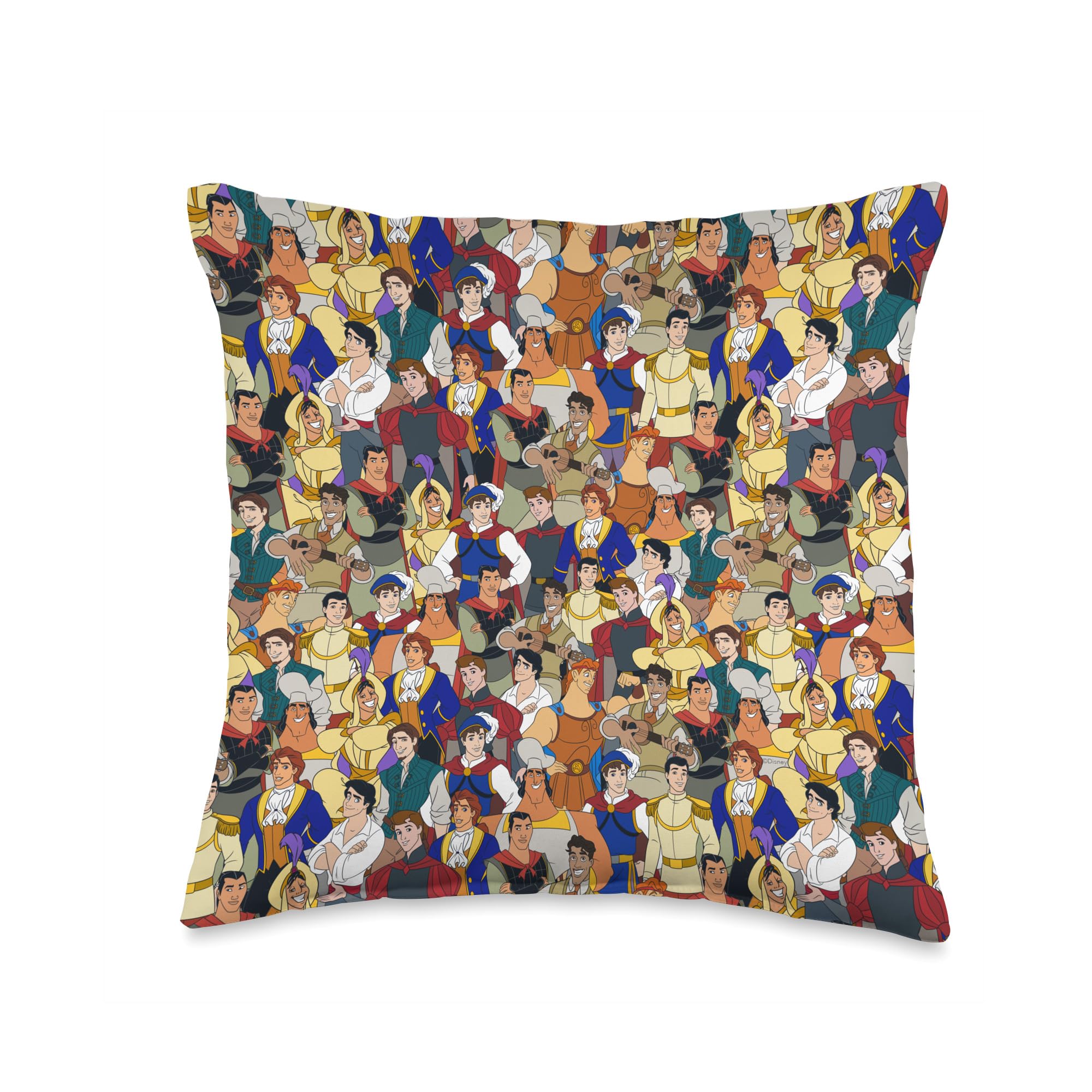 Coussin Disney Prince Charmant 40x40 cm multicolore pour decoration de chambre