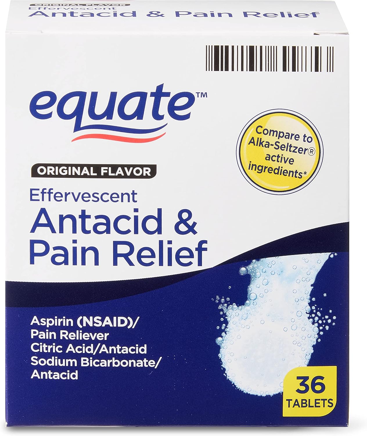 Equate Effervescent Antacid Pain Relief 36 Tablets Jordan Ubuy