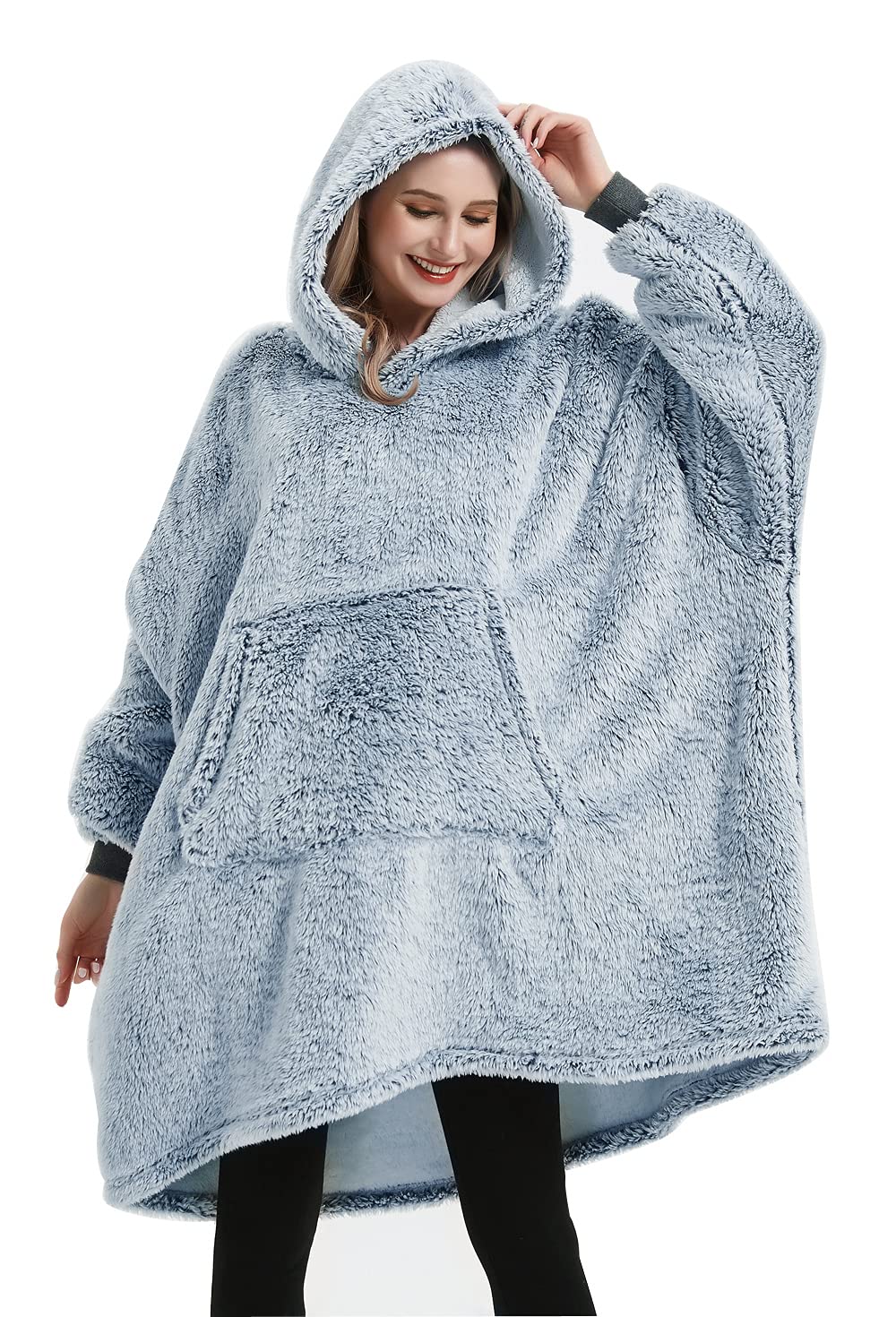 Moonline Sherpa Fleece Sweatshirt Blanket