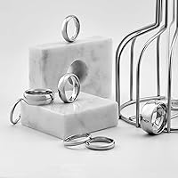 Vista 2 de Anillo de boda clásico de carburo de tungsteno de 0.079 in a 0.394 in