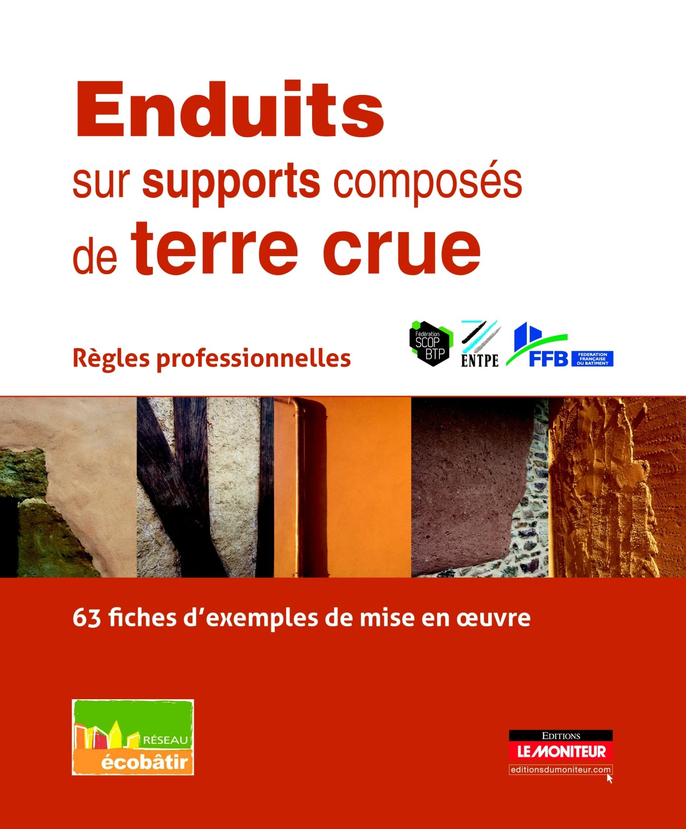 Enduits sur supports composés de terre crue