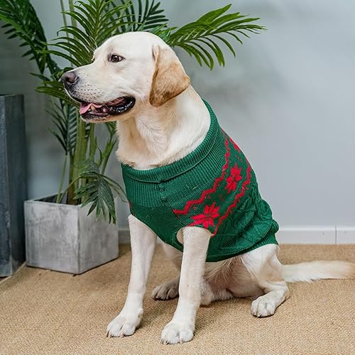 Miniatura 6 de Suéter cálido de invierno para perro, ropa para mascotas para clima frío, para perros pequeños, medianos y grandes, para interiores y exteriores,