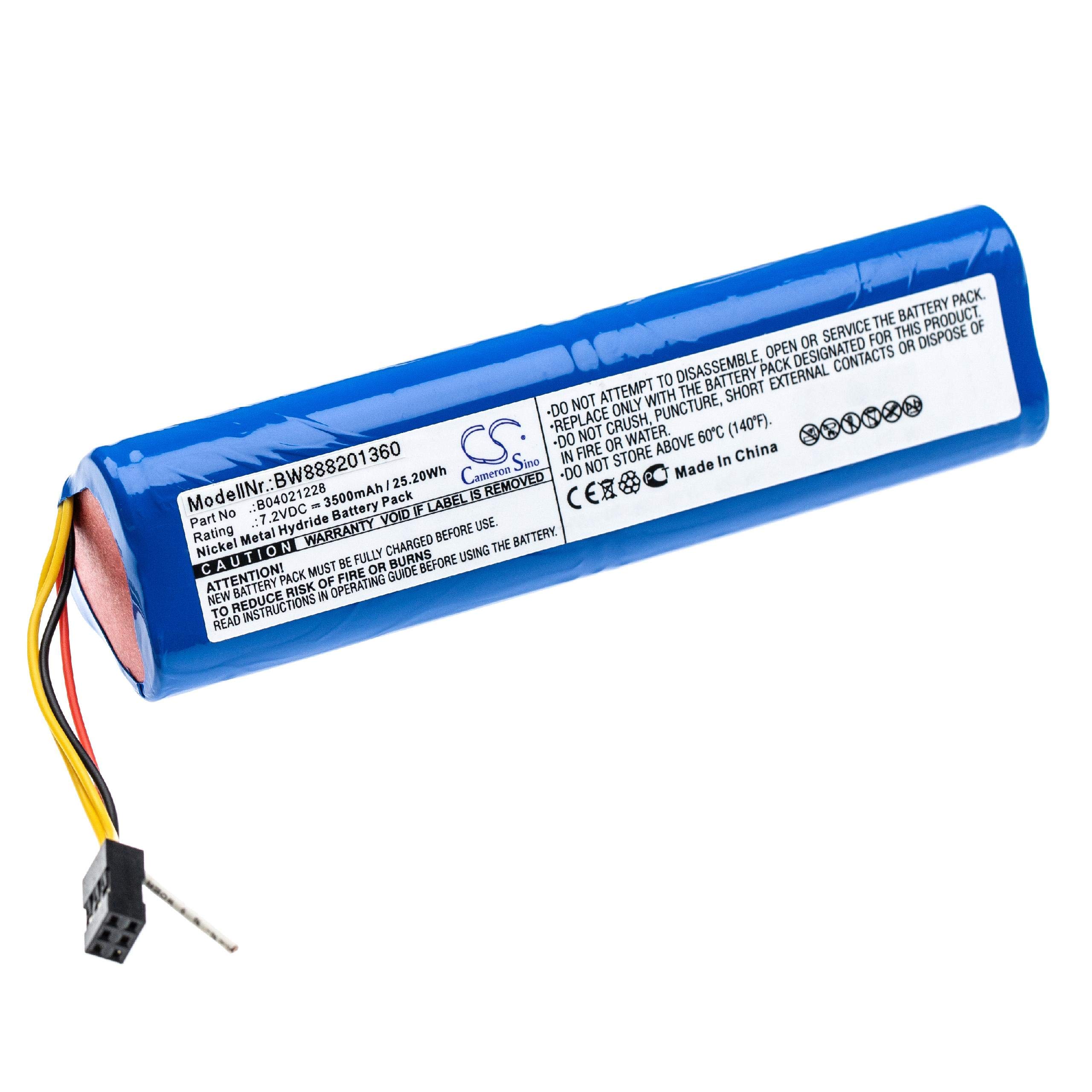 vhbw Batterie Compatible avec JDSU Ant-5, Ant-5 Acterna, ANT-55, PDH, SDH télémètre Laser Outil de Mesure (3500mAh 7.2V NiMH)
