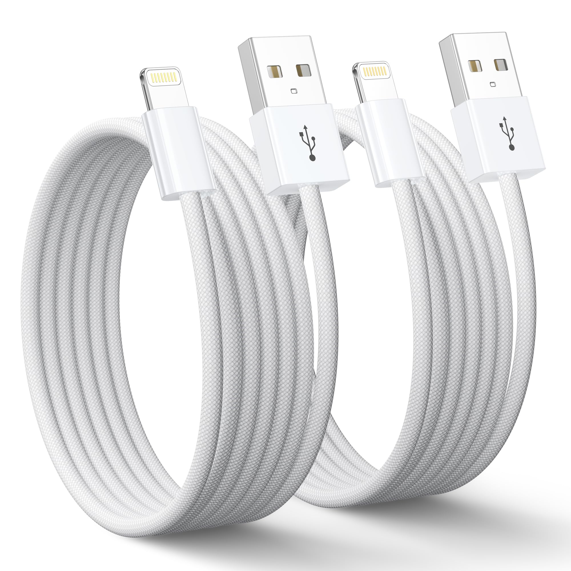 NINGKPOW iPhone Ladekabel Lightning Kabel 2Pack 1M, MFi Zertifiziert iPhone Schnellladekabel USB auf Lightning Kabel für iPhone 14 13 12 11 Pro Max Mini XS XR X 8 8 Plus 7 6 6s Plus SE2020