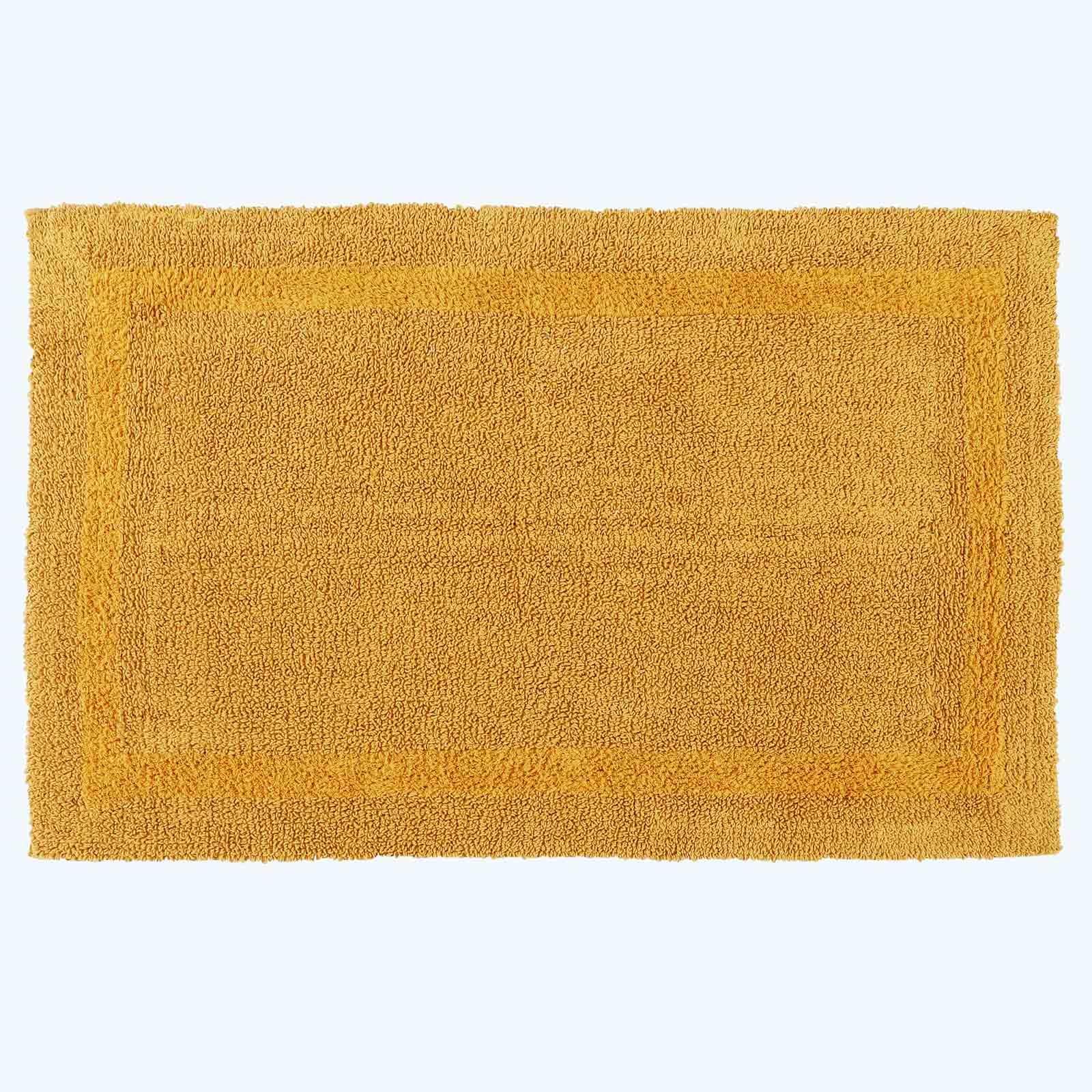 HOMESCAPES Toilet Mat, Luxury 1600gsm Extra Soft 100% Cotton, Reversible Bathroom Mats Non-Slip, Washable, Super Absorbent, Quick-Dry, Raspberry Pink Pedestal Rug for Toilet, 50 x 55 cm — view 123