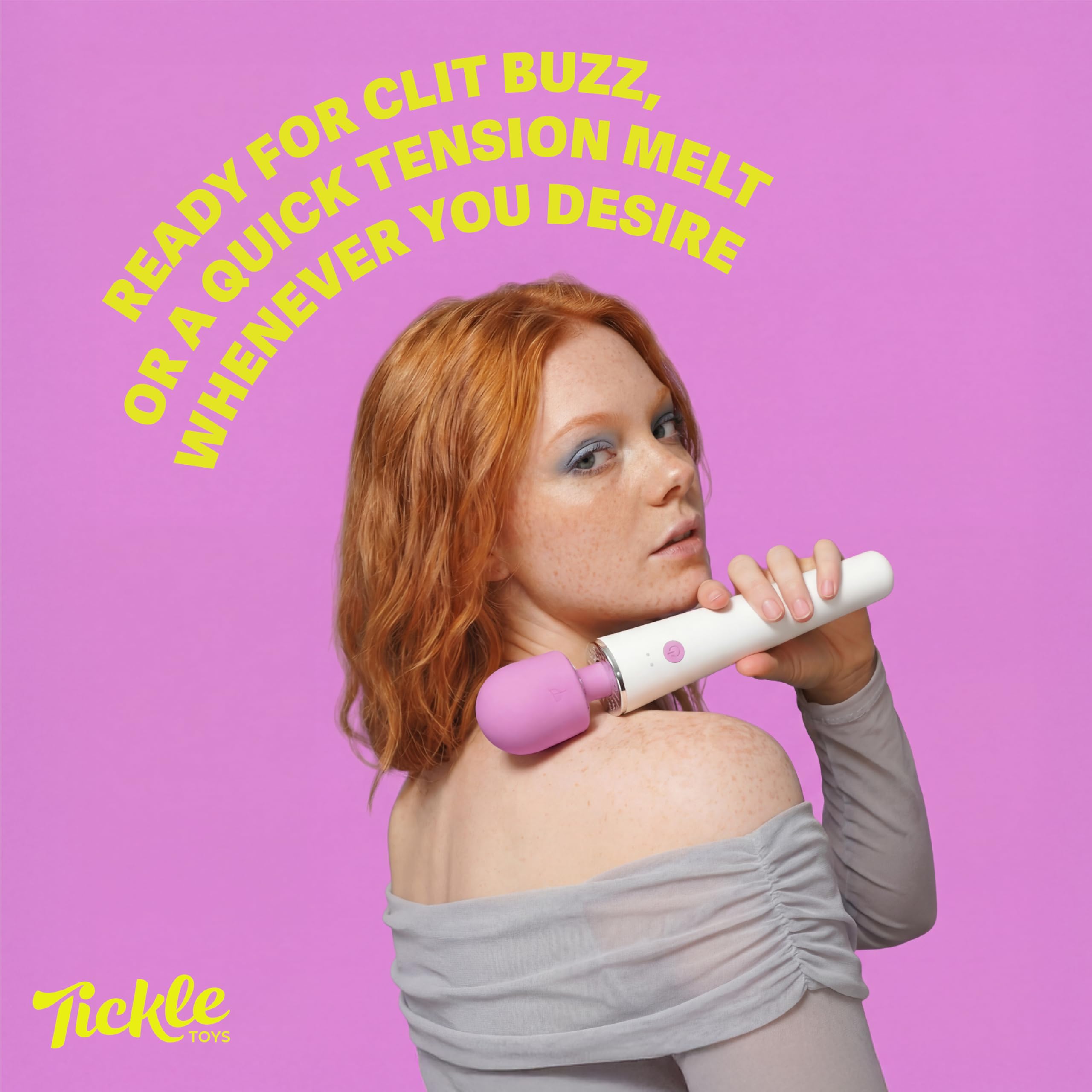 Wander Lust | Vibrador Varita 2 en 1 y Dispositivo de Masaje | 12 Modos de Vibración | Cabezal Flexible | Silicona Suave Segura Para el Cuerpo | Impermeable IPX7 | Silencioso | Púrpura