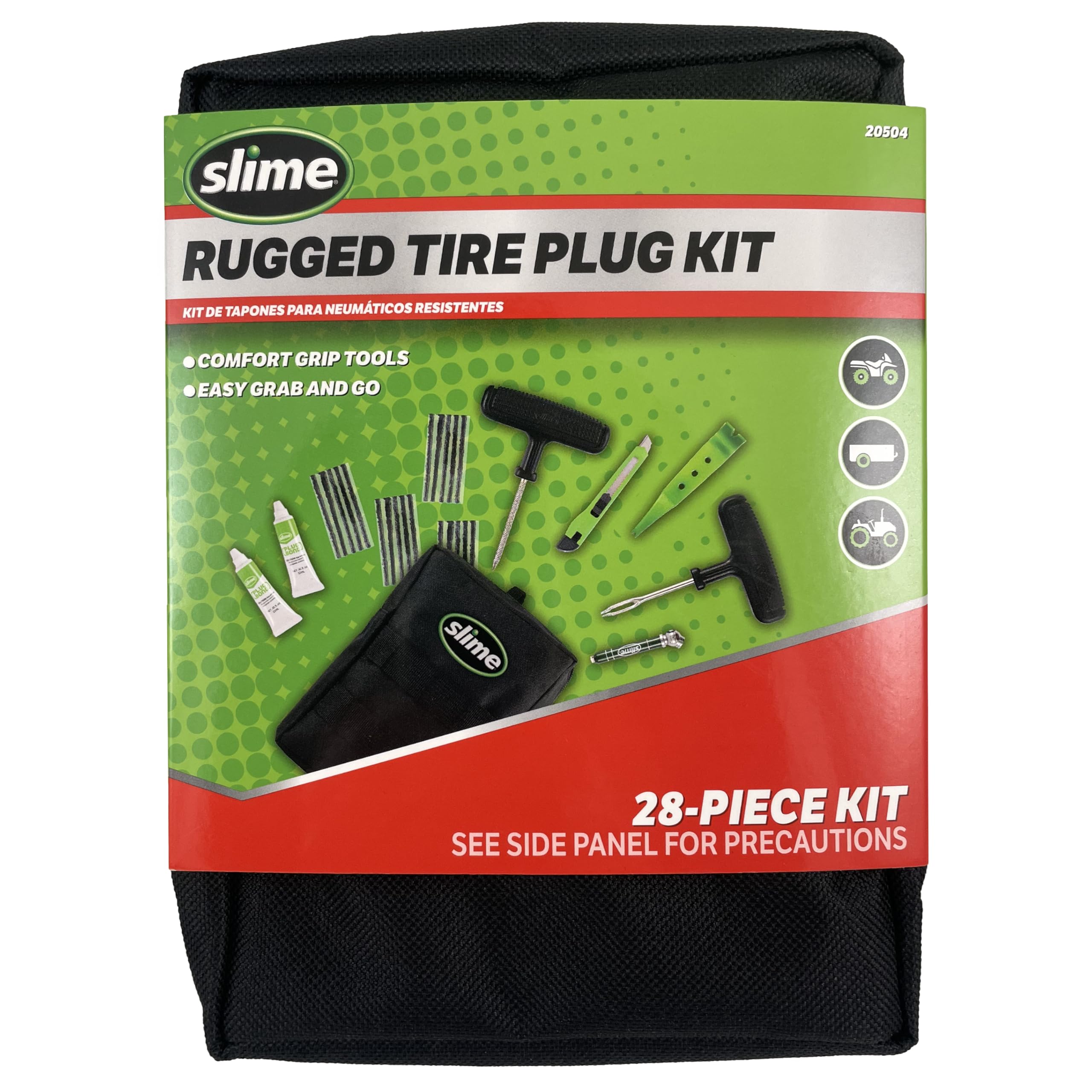 Rugged Tire Plug Kit 20504 Quick & Easy Repair