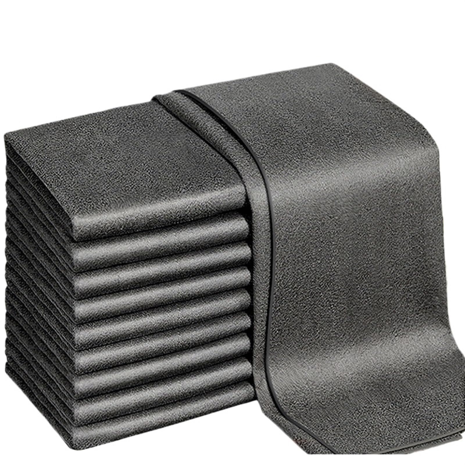 Paños de Limpieza Paños de Limpieza Reutilizables, Trapos de Lavado de Microfibra, Espejo for Ventana de Coche, Toallas, Trapo, Herramientas de Limpieza de Cocina y hogar, 10/1 Uds. (Color : 40x50cm