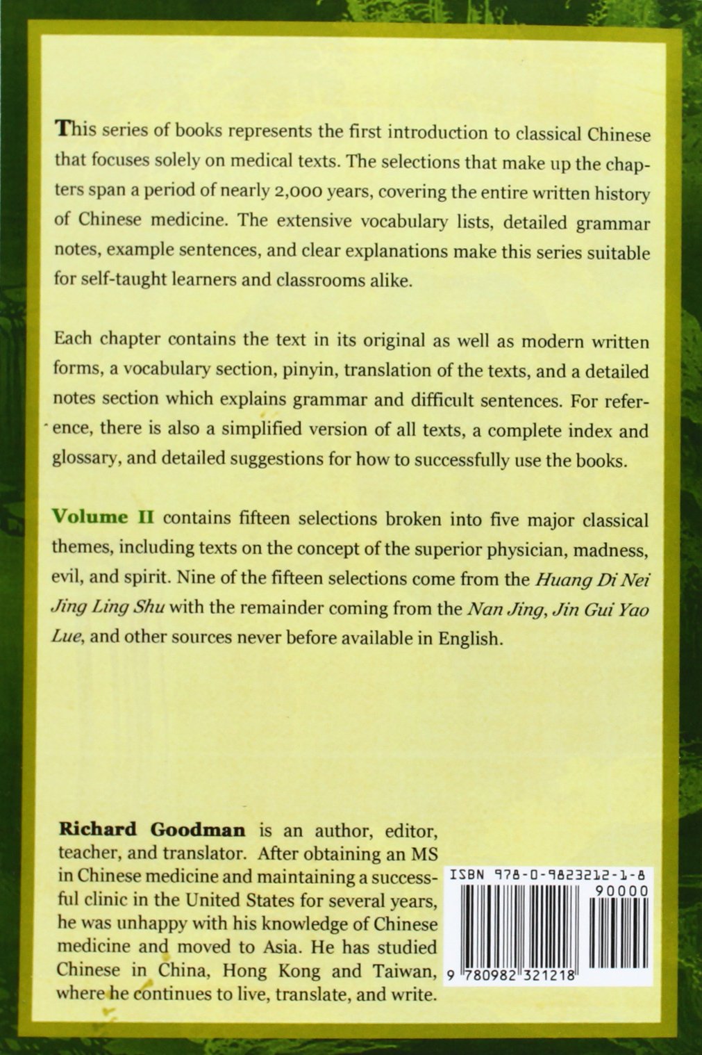 Classical Chinese Medical Texts: Learning to Read the Classics of Chinese Medicine (Vol. II)