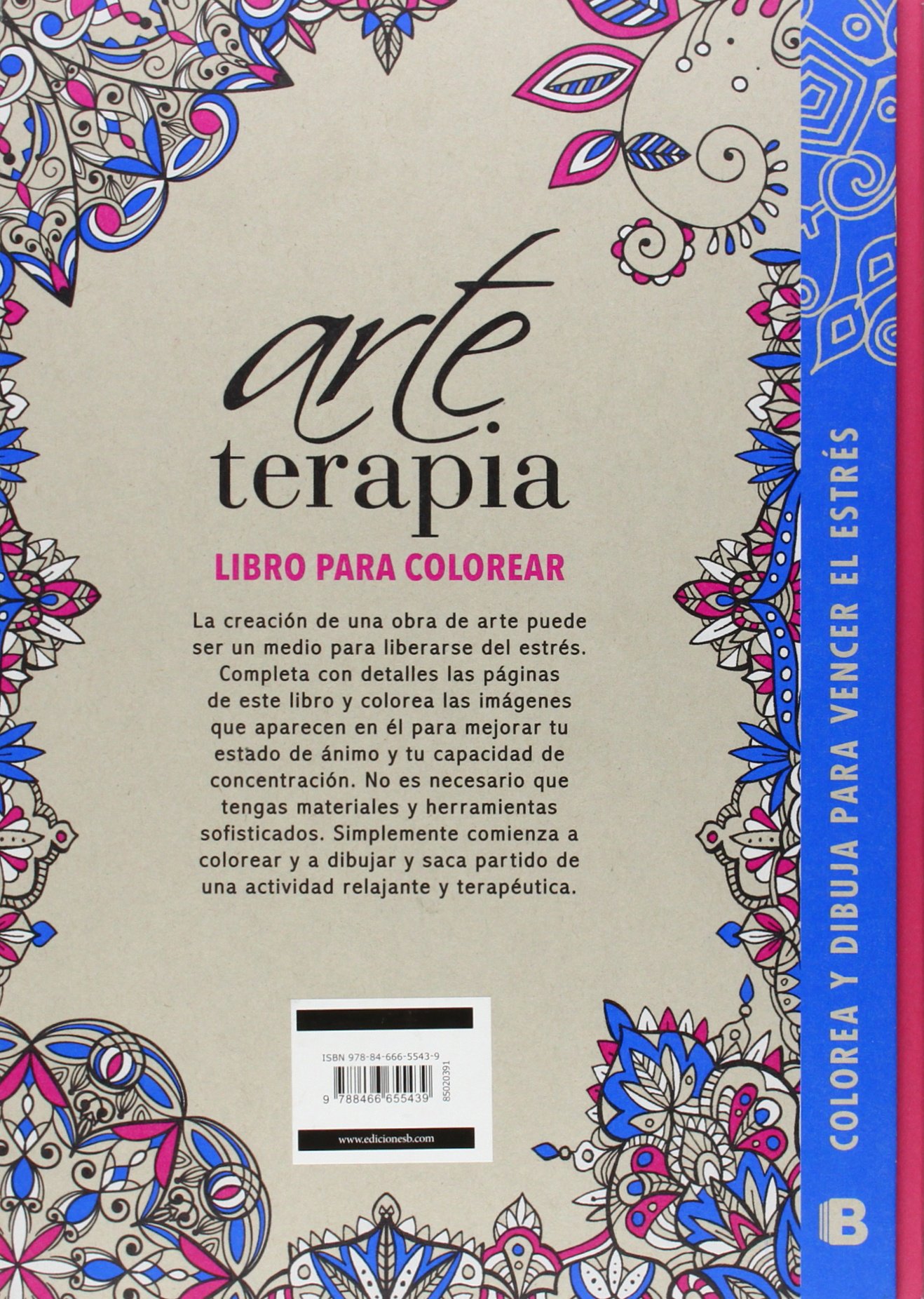 Arte terapia - para vencer estrés (Azul)