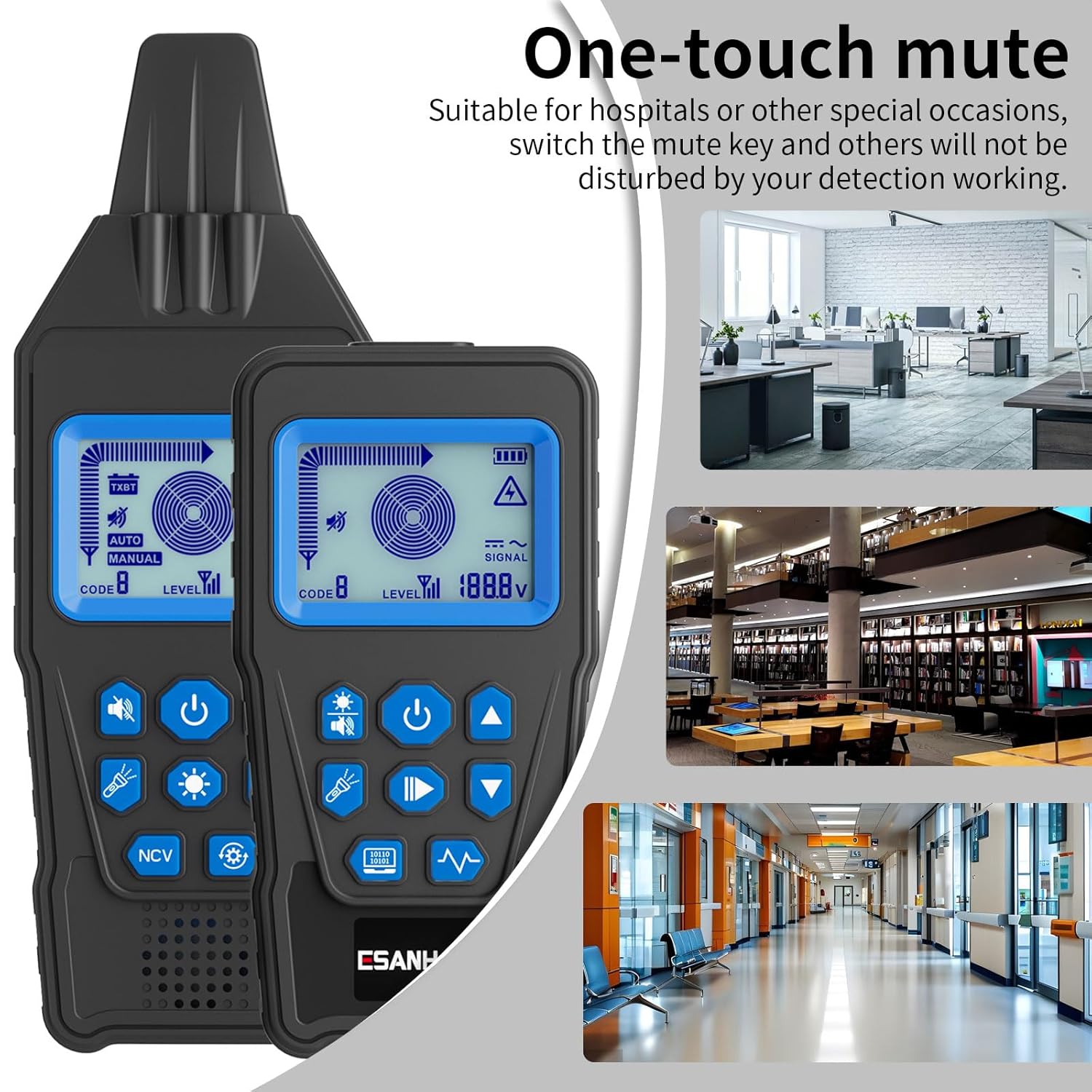 Underground Cable Tester & Circuit Breaker Finder – Professional Anti-Interference Wire Tracer for Buried Cable Locating & Broken Wire Detection
