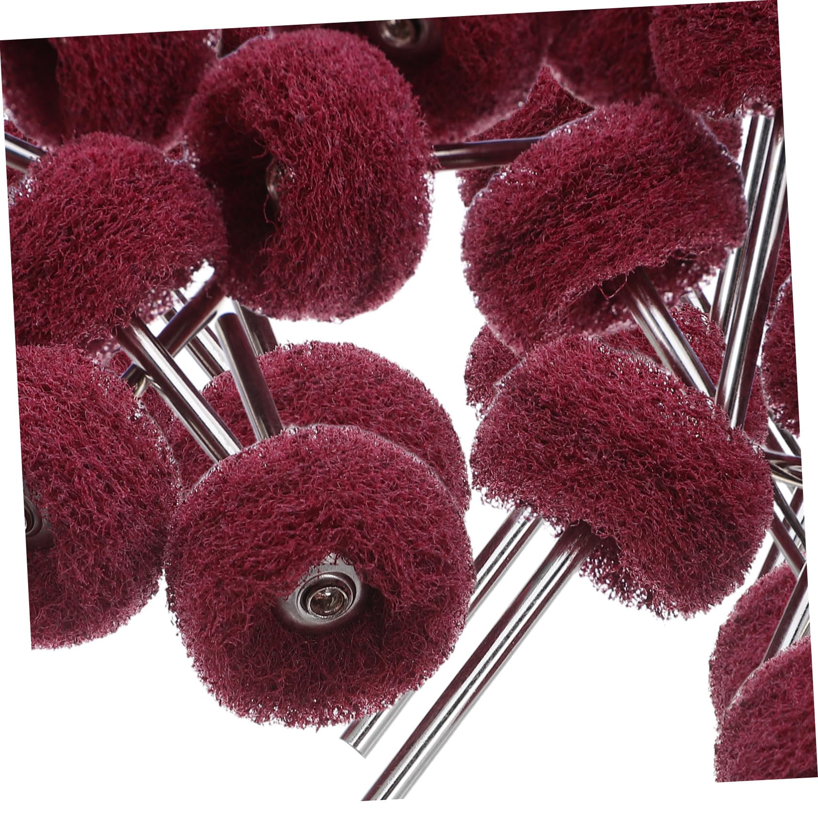 100 Pezzi Spazzola Elettrica Per Lucidatura Spazzola Per Lucidatura Fine Elettrica Abrasiva Fine Attacco Per