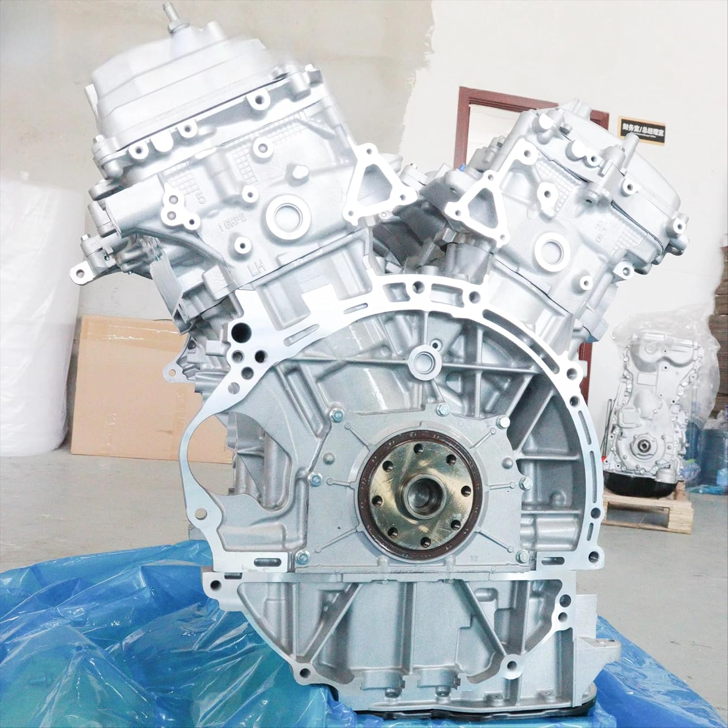 1GR Engine Assembly Replacement – 6 Cylinder 1GR-FE Complete Automotive Engine Motor Compatible with 1GR 2GR 3GR 5ZR Models