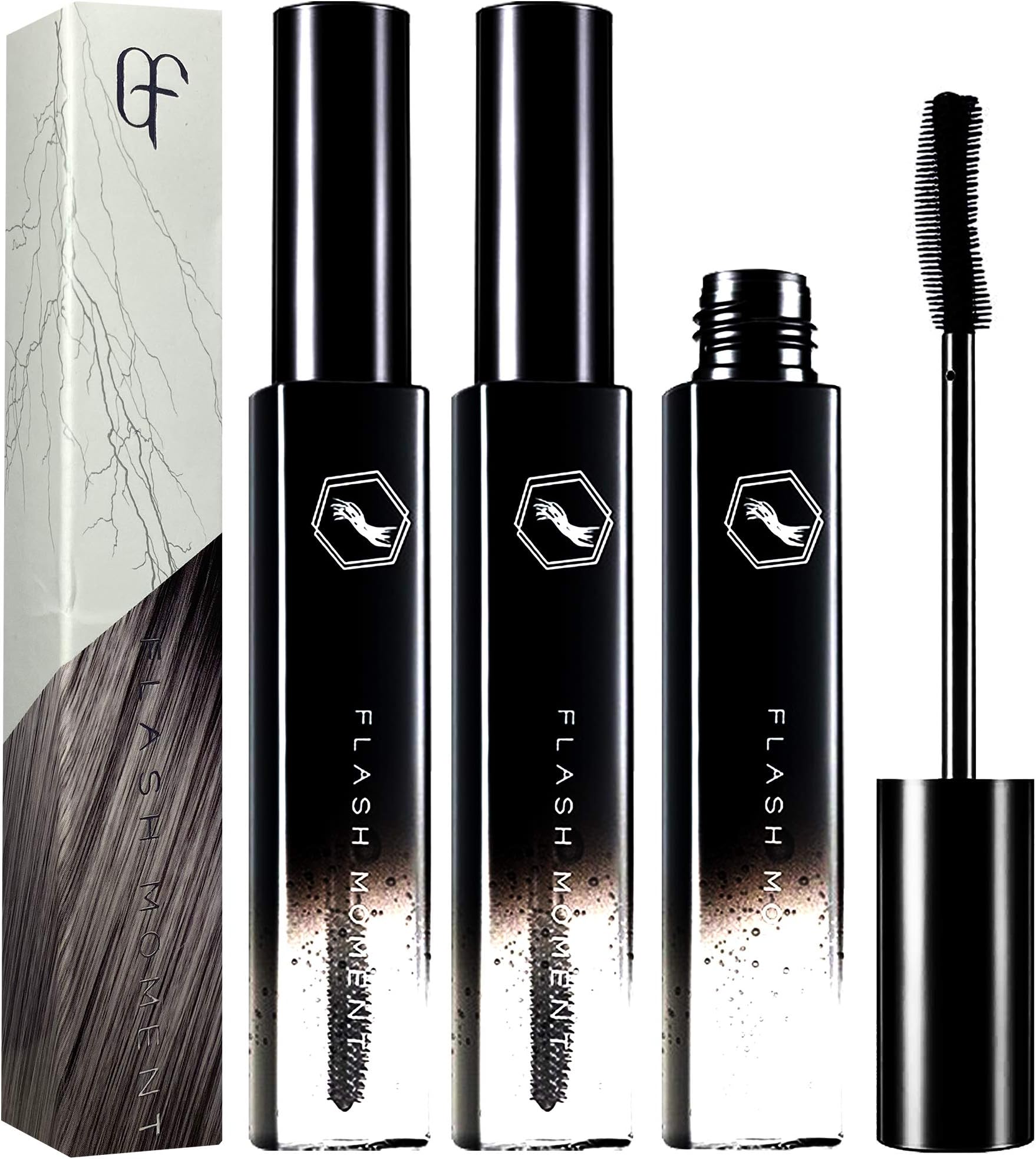 SENSIVO 3 Pack Hair Finishing stick Hair Mascara Hair Products Flash Moment Flyaway Tamer - Edge Brush For Baby Hair - Hair Gel Spray Hair Wax Stick Fly Away Tamer Edge Control For Women Men Kids