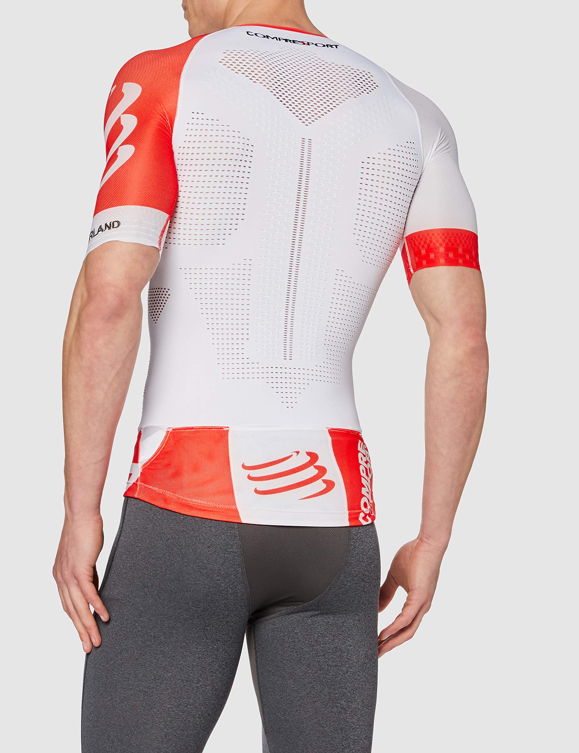 COMPRESSPORT Tr3 Aero Top Maglietta da Triathlon. Unisex - Adulto (Pacco da 1)