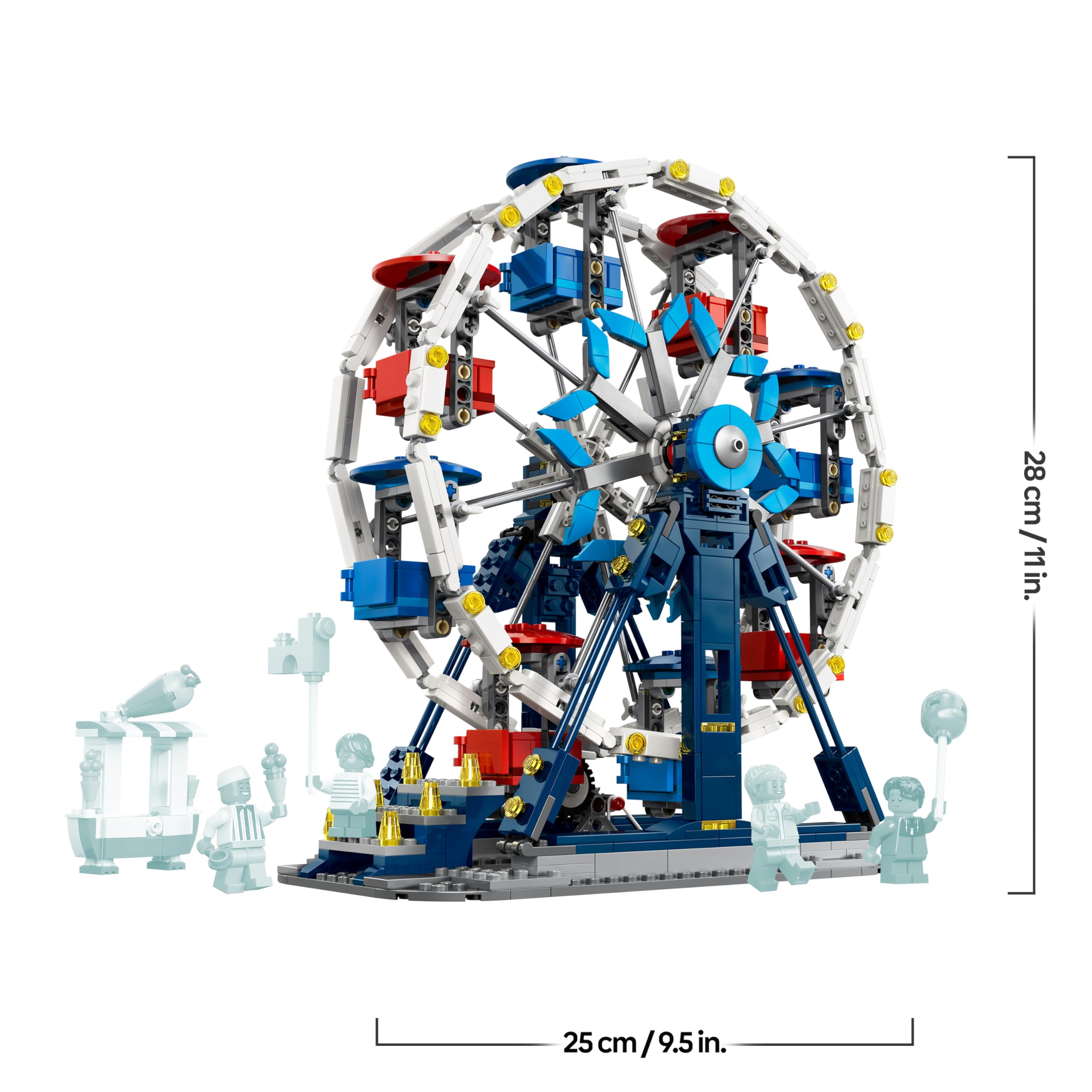 LEGO Creator 3 in 1 Iconica Ruota Panoramica - Parco Giochi Trasformabile in Attrazione a Forma di UFO o in Giostra - Decorazione Cameretta - Regalo per Bambini e Bambine da 8 Anni in su - 31389