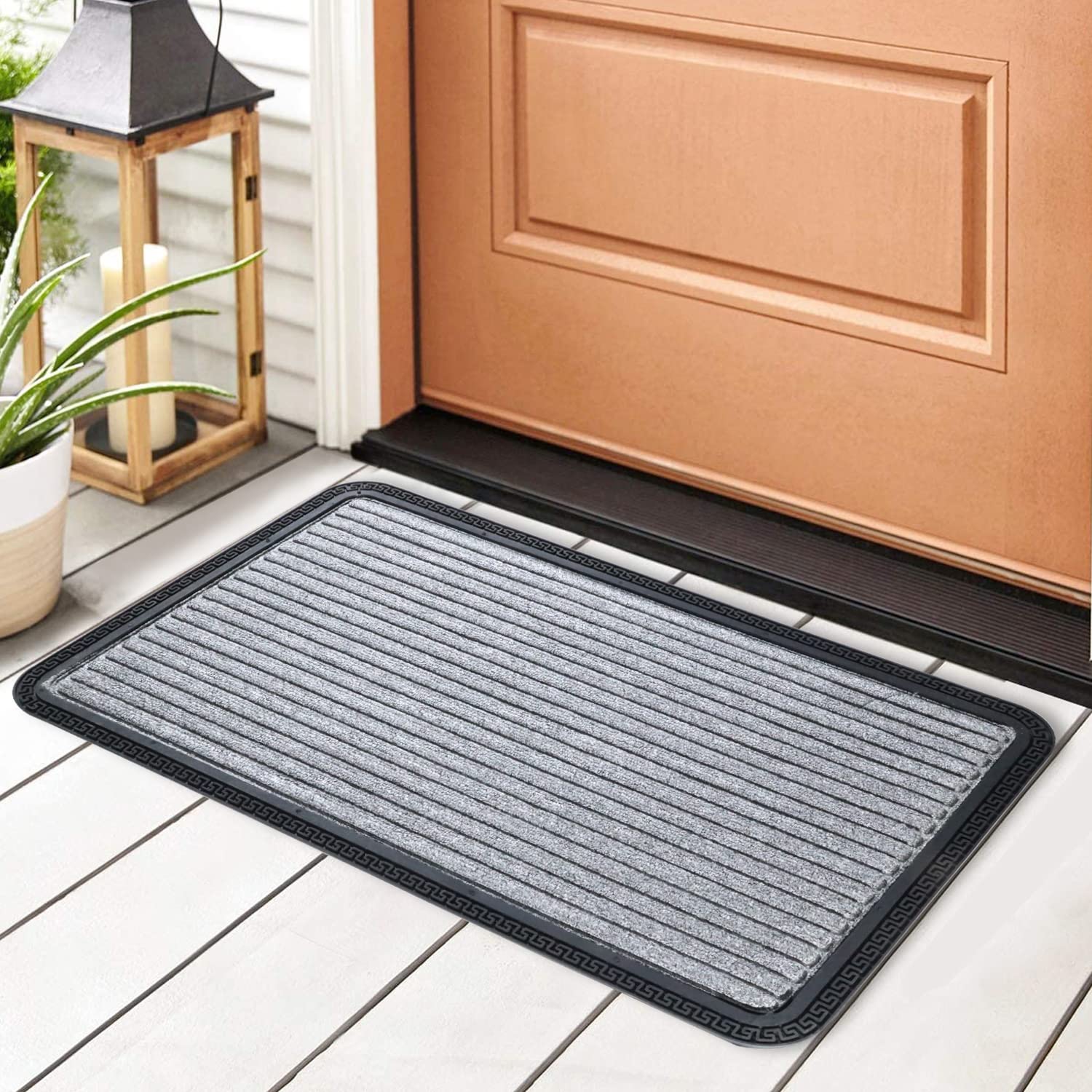 HOKIPO Large 45X75 PP Entry Mat Foot mat Anti Slip Floor mat for Entrance, Main Door mat, Grey (IN522) (B0B12SNR3J) Amazon Price History, Amazon Price Tracker