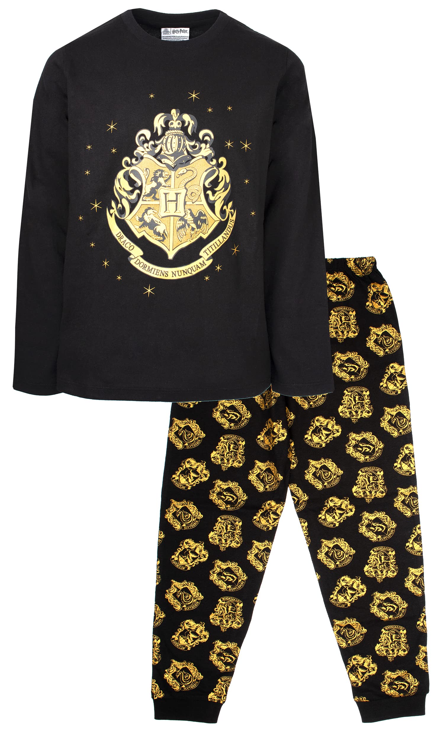 Harry PotterOfficial Pyjama Set I Ages 5-13 I Long Sleeve PJs | 100% Cotton Dress Up Costume | Official Merchandise | for Boys and Girls