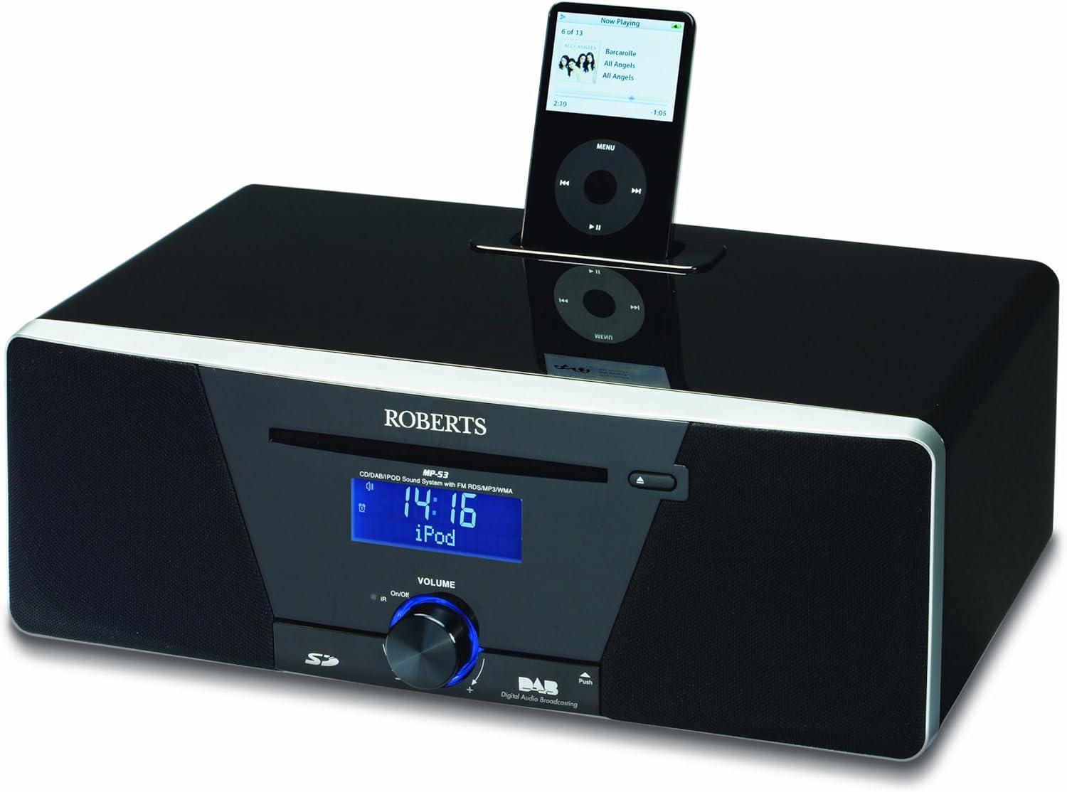 Roberts MP53 Sound 53 sistema acustico digitale CD/DAB/FM con dock per iPod Amazon.it Elettronica