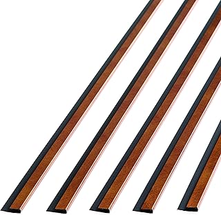 FASÃ„DE 47 in. Decorative Vinyl J Trim Antique Bronze (5 Pack)