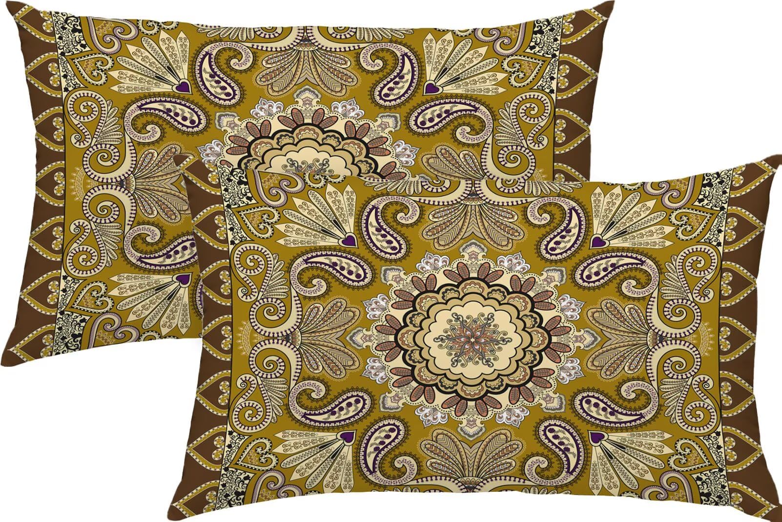 Poszewki na poduszki retro boho 60x80 cm poduszki na zewnątrz wodoodporne