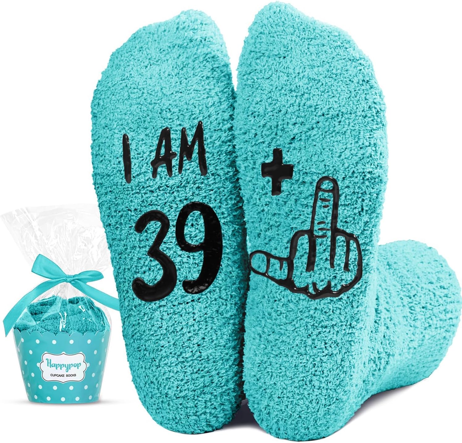 HAPPYPOP Birthday Gifts for Women Men - 31 32 33 34 35 36 37 38 39 40 Year Old Socks