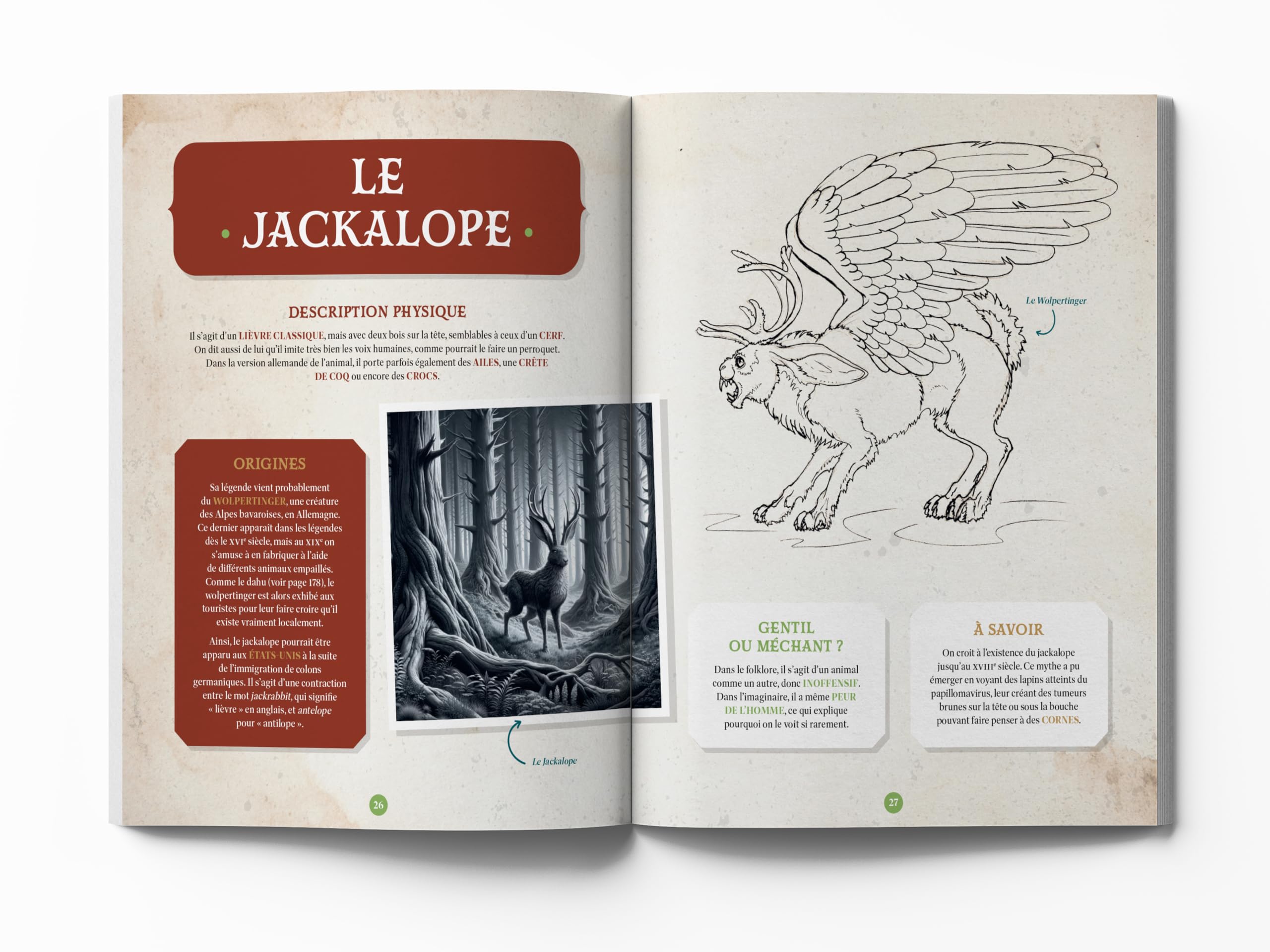 Bestiaire des animaux et créatures fantastiques
