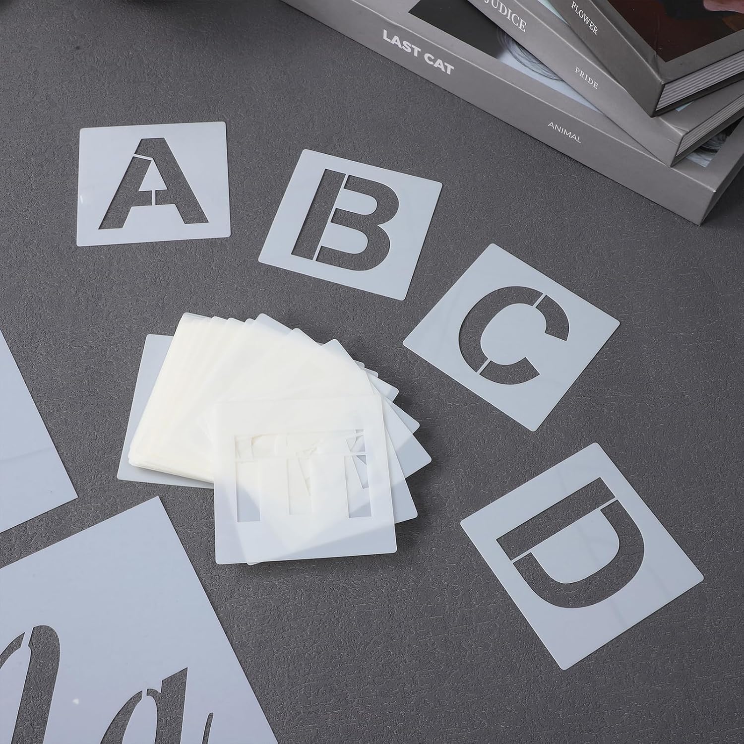 Crafting Templates Number Letter Stencils Kit Painting Stencils for DIY Alphabet Letter for Crafts