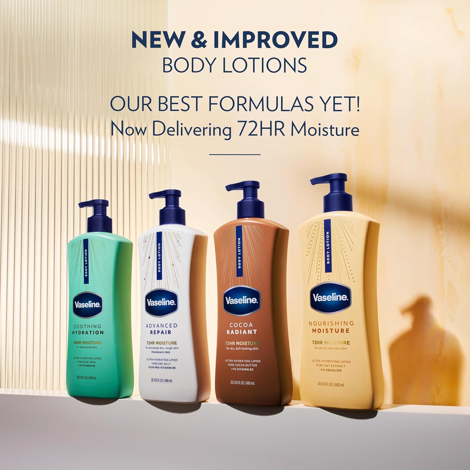 Vaseline Intensive Care Body Lotion Cocoa Radiant for Dry Skin Lotion Made with Ultra-Hydrating Lipids and Pure Cocoa Butter for a Long-Lasting, Radiant Glow 20.3 fl oz - Image 15