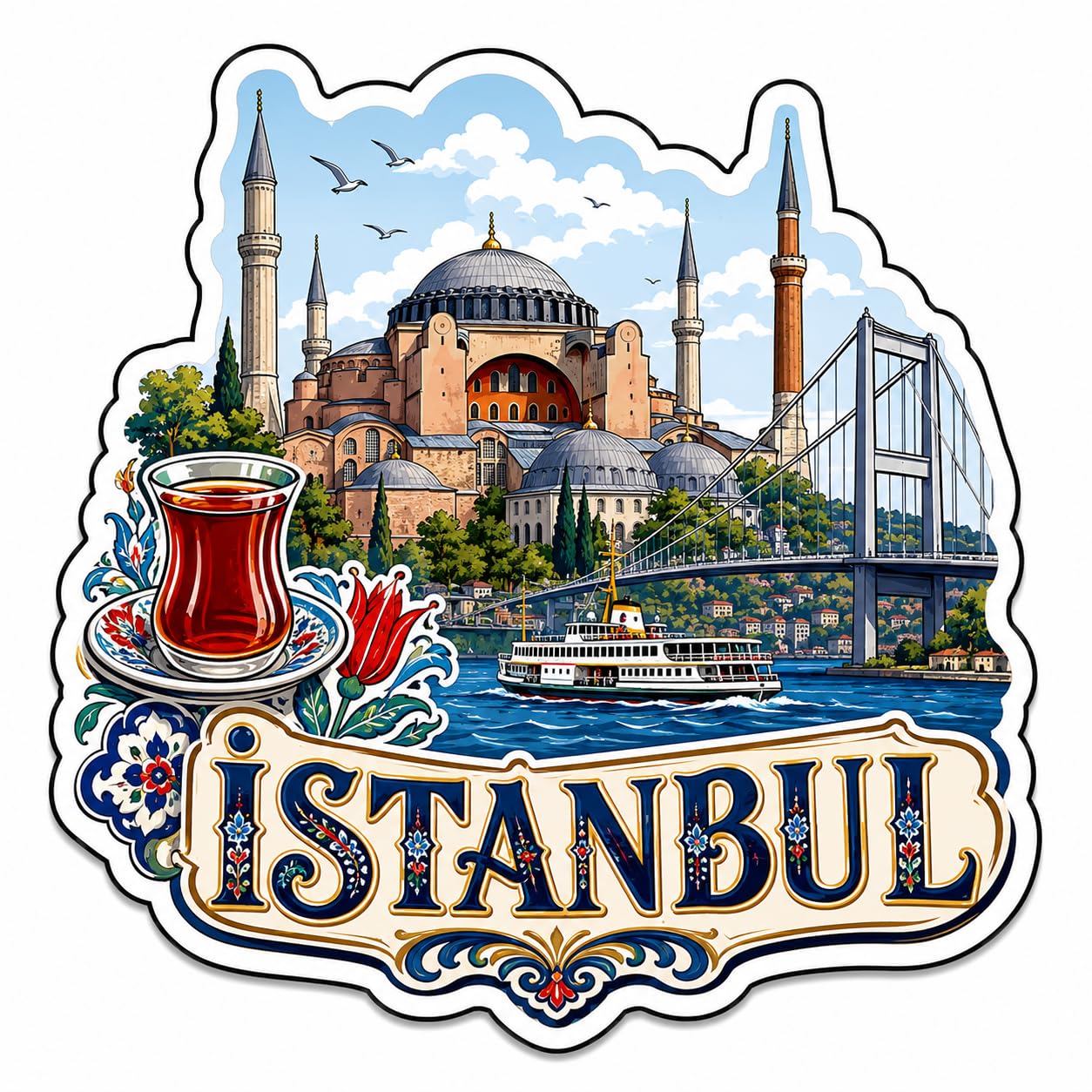 London Fridge Magnet - Decolyte Souvenir -13