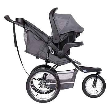 Baby Trend Expedition Jogger Travel System with EZ-LiftTM Infant Car Seat, Dash Grey