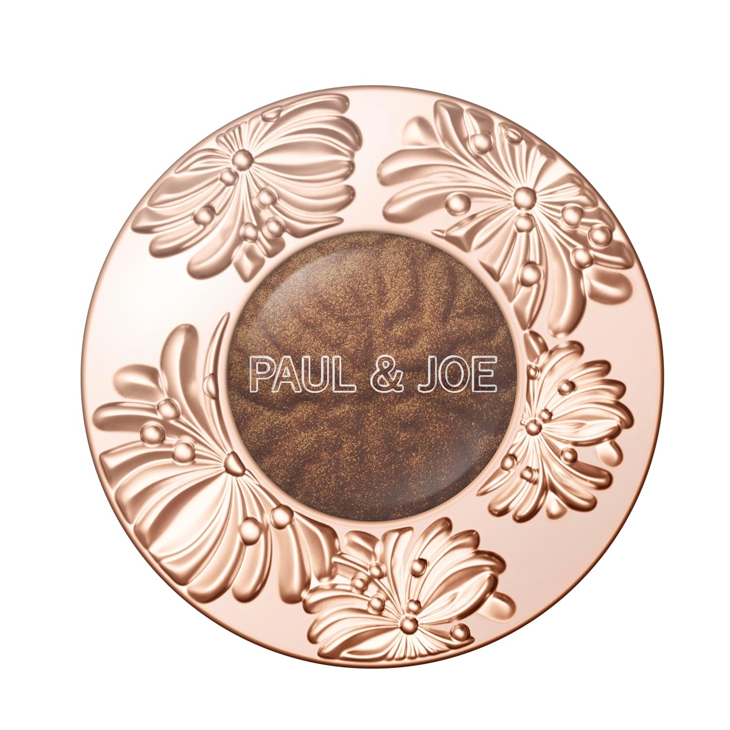 Paul & Joe Shimmering Eye Color 06 Marron Glacé – Deep Brown Powder Eyeshadow, Buildable Luster, Long-Lasting, Crease-Resistant, Hydrating Formula, Parisian-Inspired, 0.28 oz