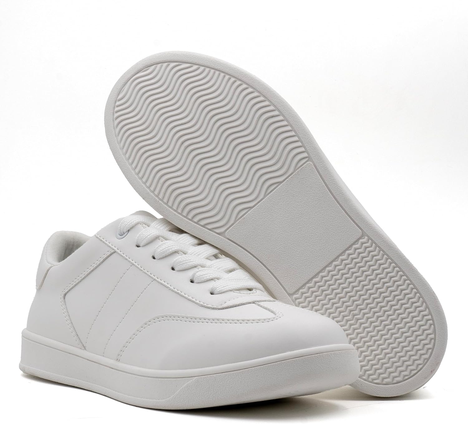 Women's Lace Up Trendy Sneaker Classic Fashion Low Top Walking Shoes - Picture 36 of 109