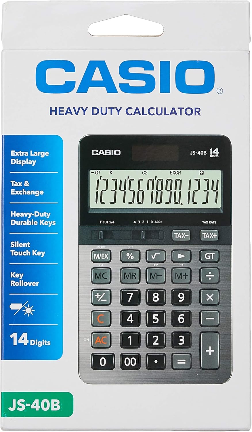Casio Calculators JS40B, black Buy Online at Best Price in UAE